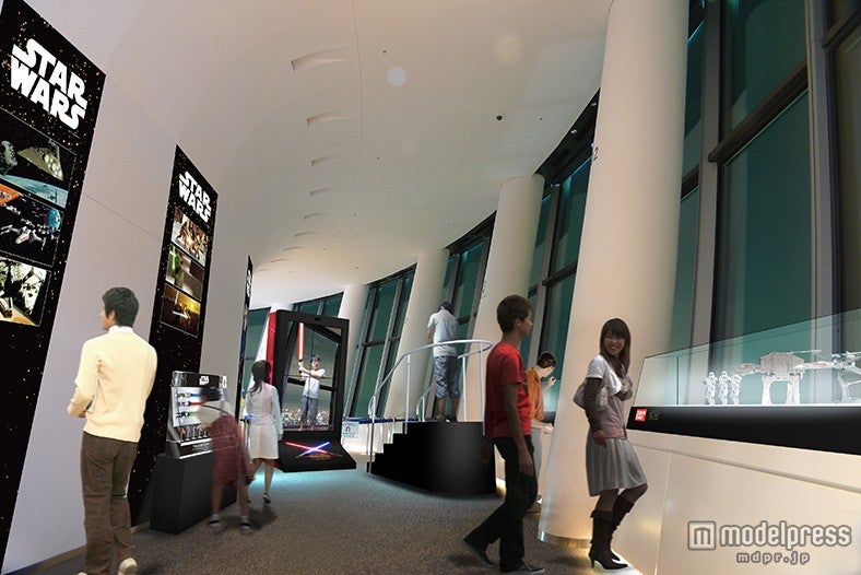 東京スカイツリー天望回廊装飾（イメージ） ／（C）2015 Lucasfilm Ltd. & TM. All Rights Reserved.（C）TOKYO-SKYTREE