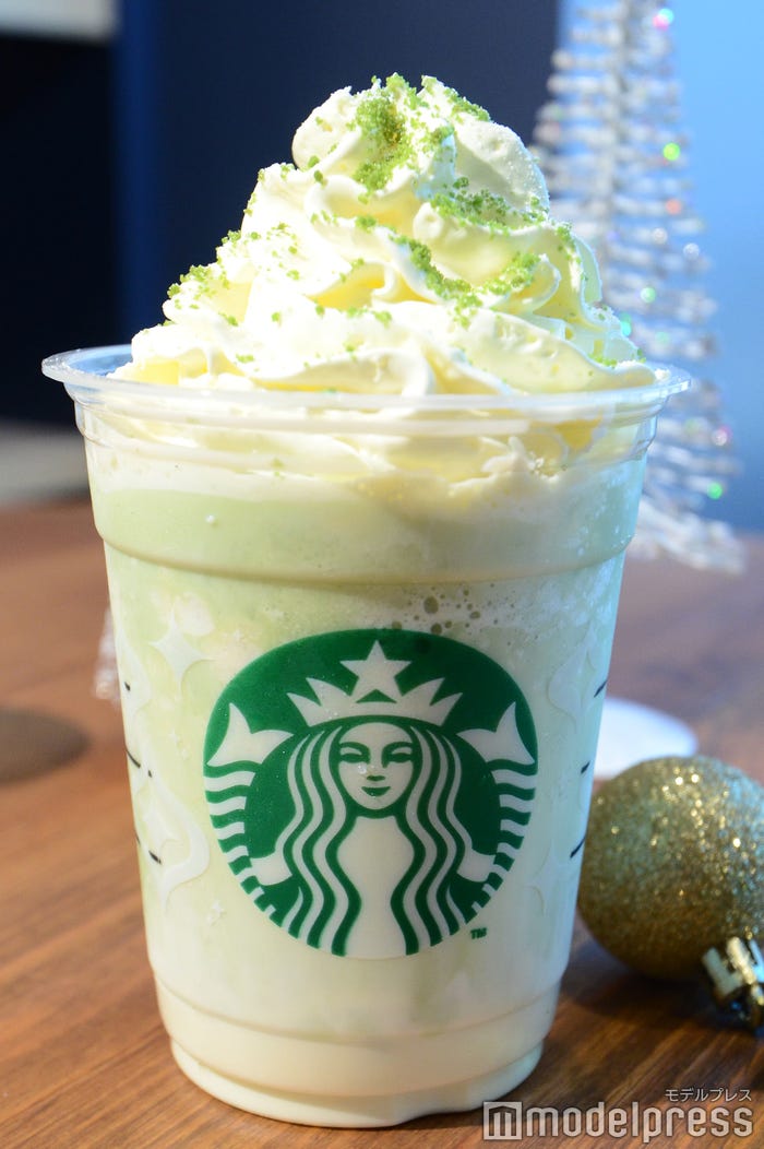 メルティホワイト ピスタチオ フラペチーノ(C)モデルプレス