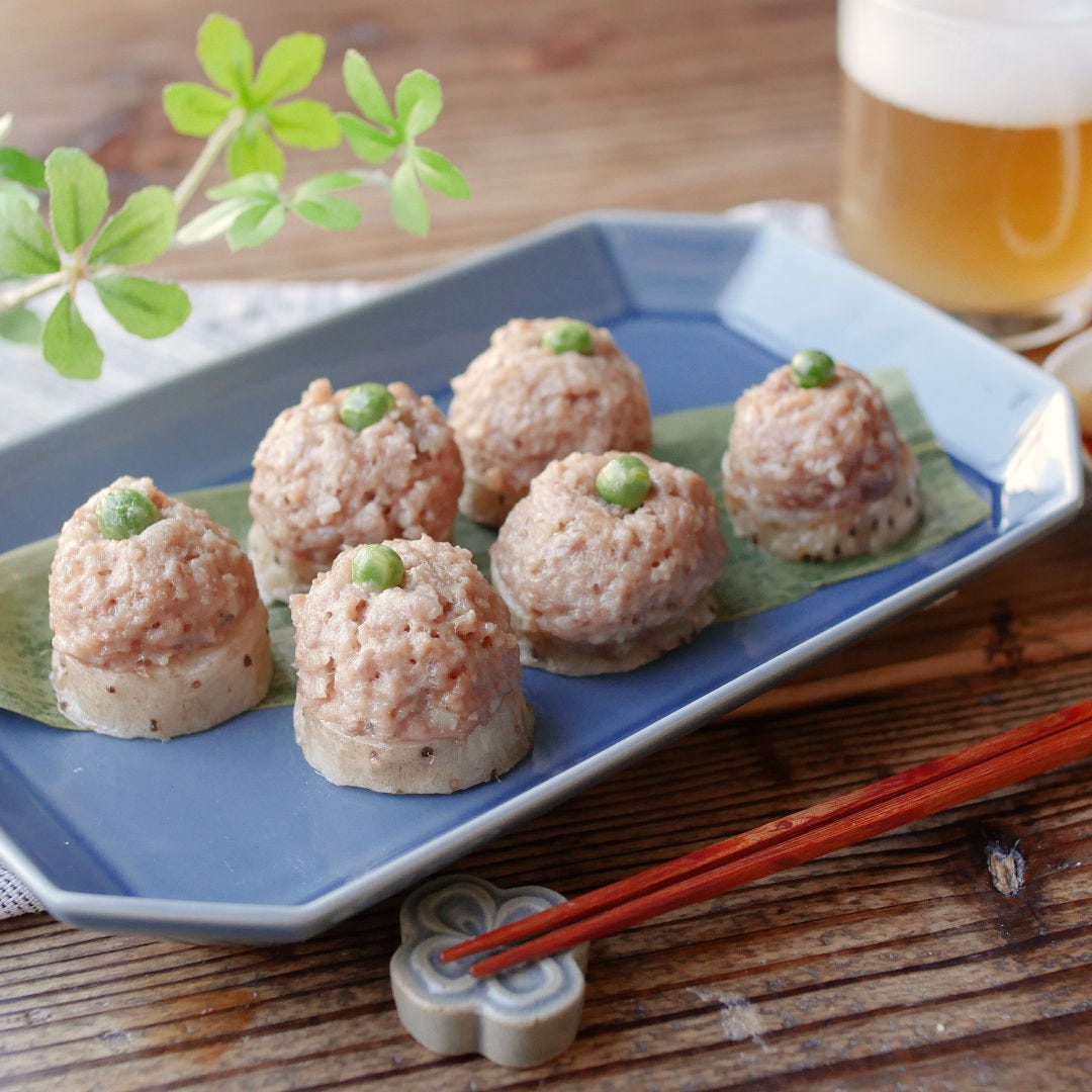 ホクホクシャキシャキ。レンジで作る長芋しゅうまい