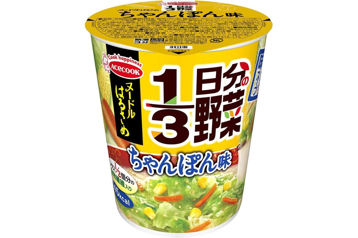 ヌードルはるさめ1/3日分の野菜ちゃんぽん味