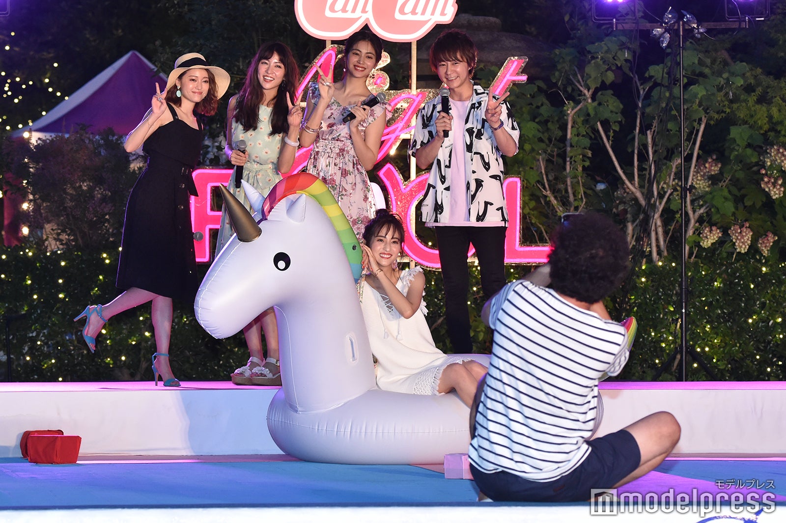 ちゅうえい、インスタ映え写真撮影 （C）モデルプレス