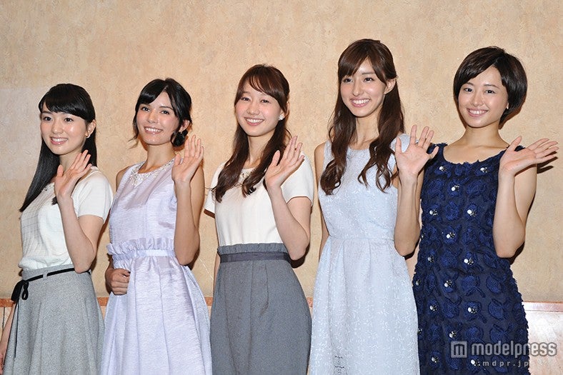 （左から）結城香織、ケリーアン、高田秋、愛甲千笑美、安倍萌生