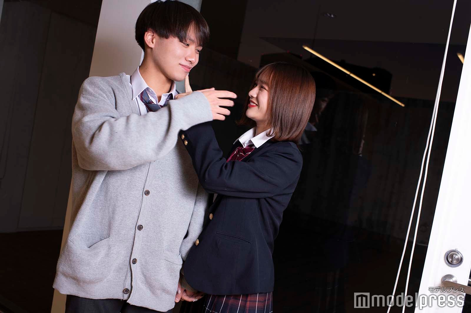 中里真哉斗、上ノ堀結愛 （C）モデルプレス