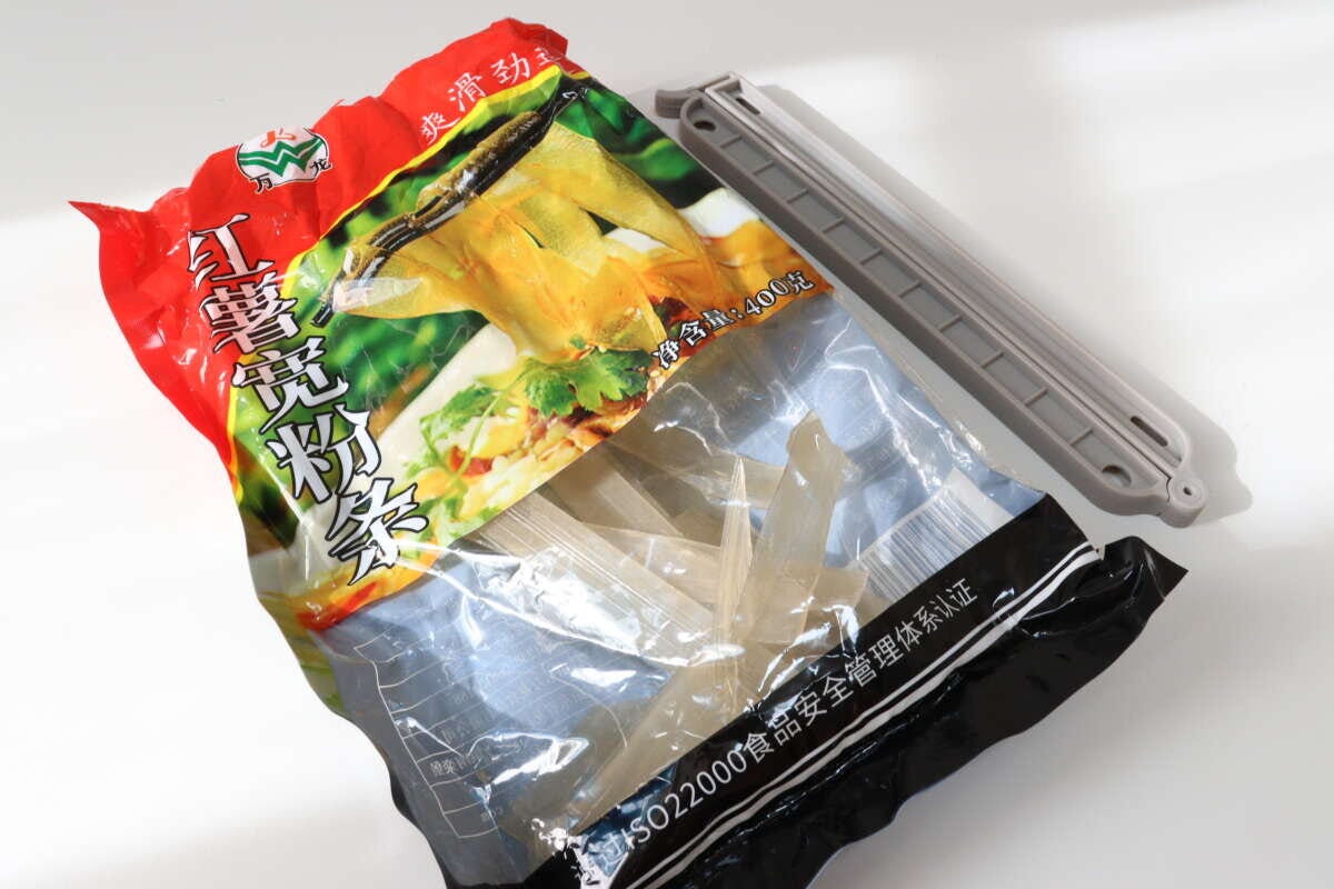 袋止めクリップ　サイズ感