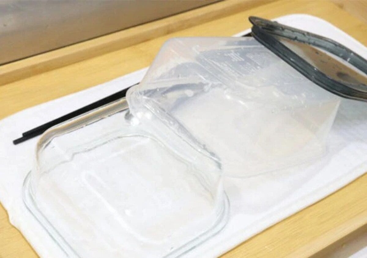 ダイソー　吸水マット（抗菌防臭、無地、20cm×40cm）　使用例