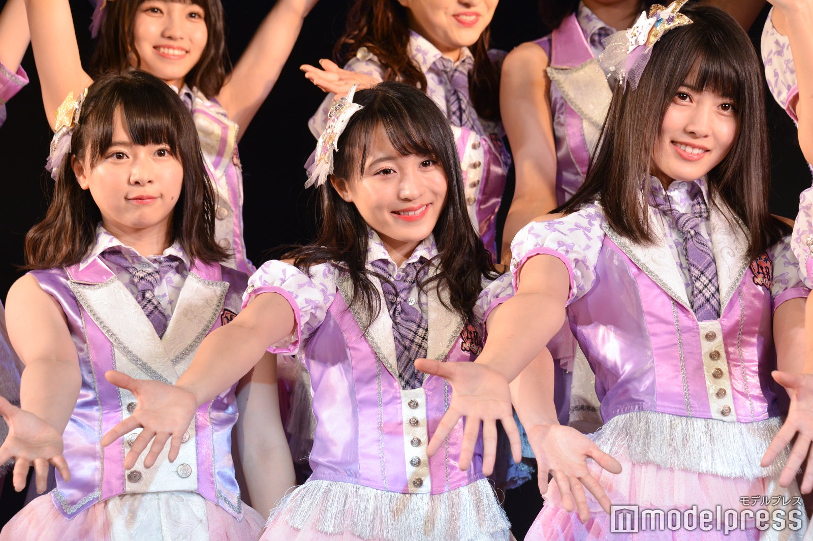 倉野尾成美、坂口渚沙、岡部麟／AKB48チーム8「その雫は、未来へと繋がる虹になる。」公演 （C）モデルプレス