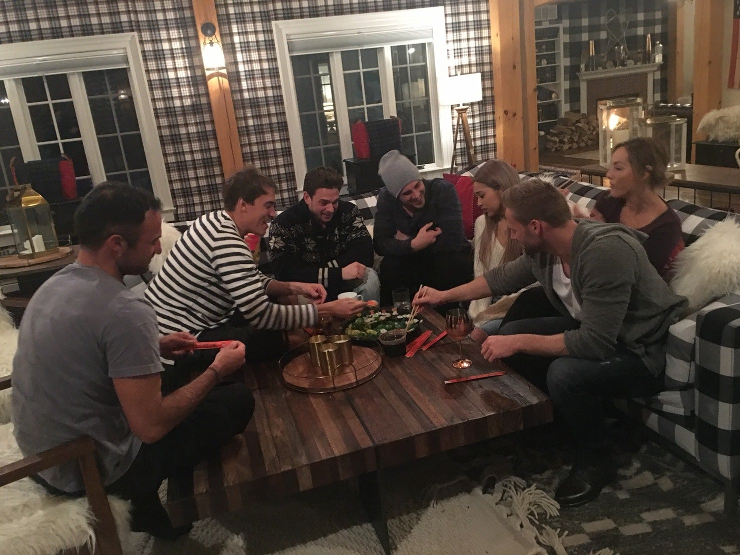 アメリカでの団欒（写真提供：所属事務所）