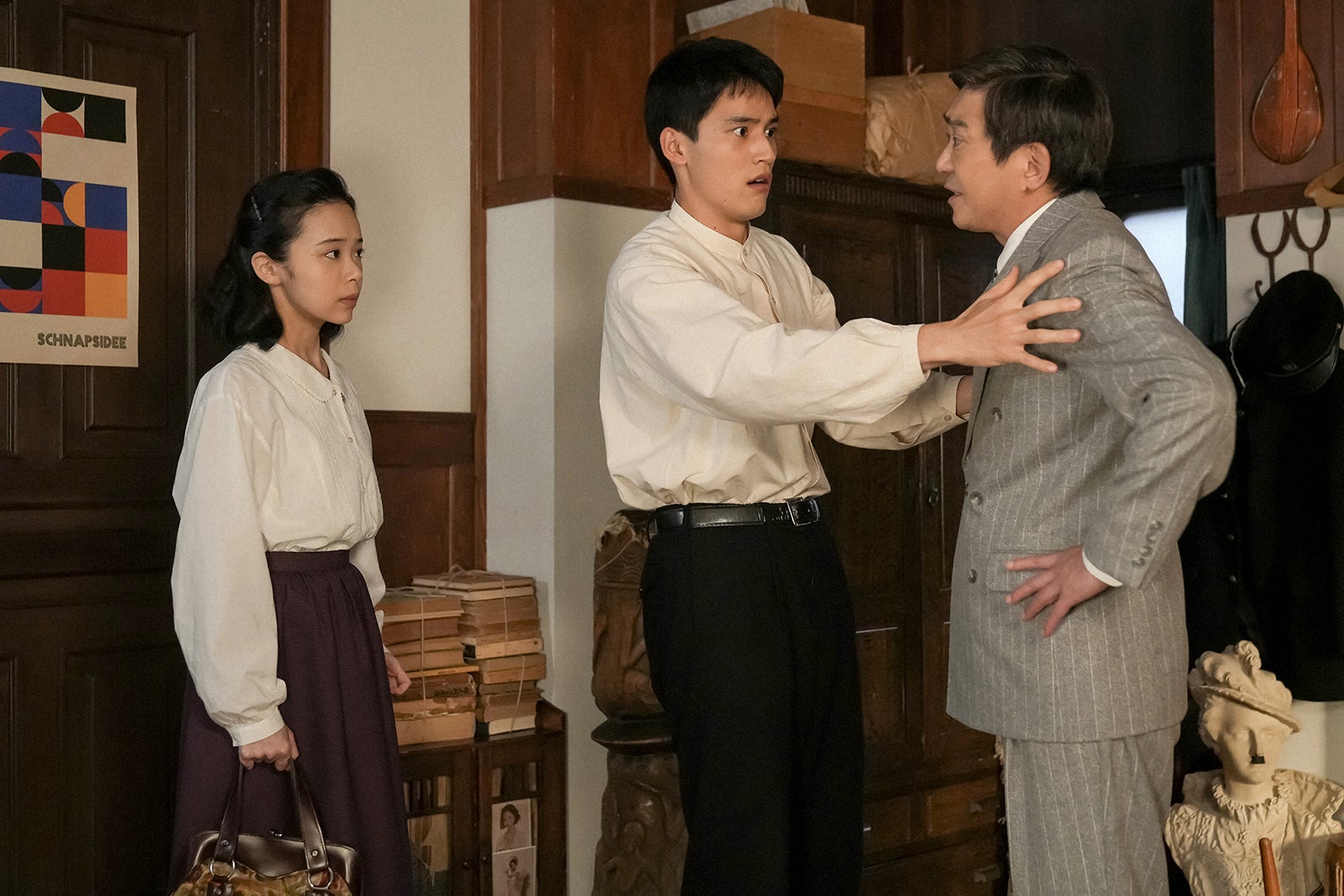 趣里、水上恒司、黒田有「ブギウギ」第56話（C）NHK