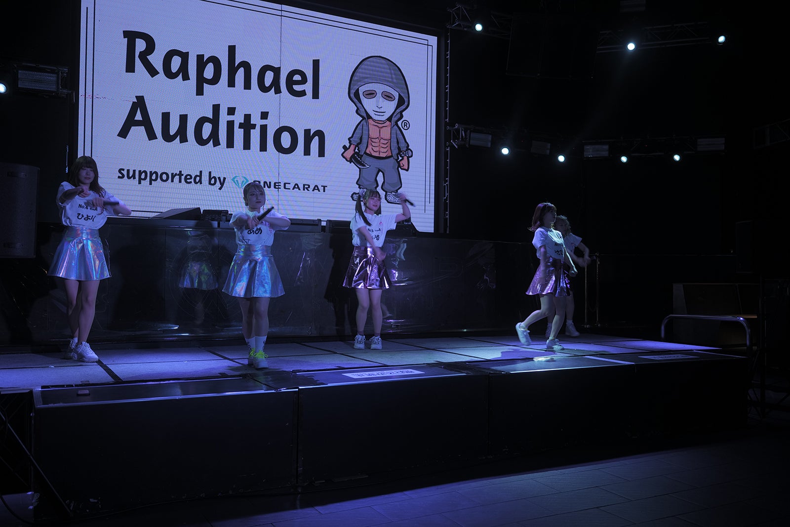 「ラファエルプロデュースアイドル」最終審査より（提供写真）