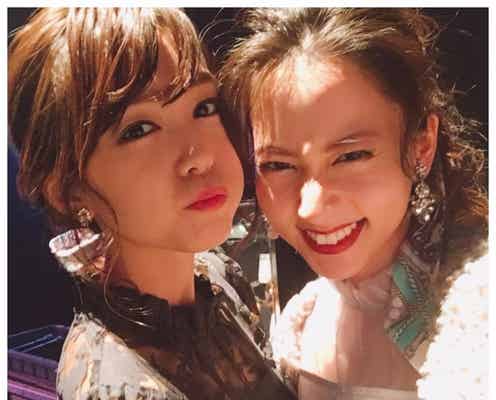 桐谷美玲&河北麻友子、密着ショットにファン歓喜「みれまゆ好きだぁ」「めちゃくちゃ可愛い」