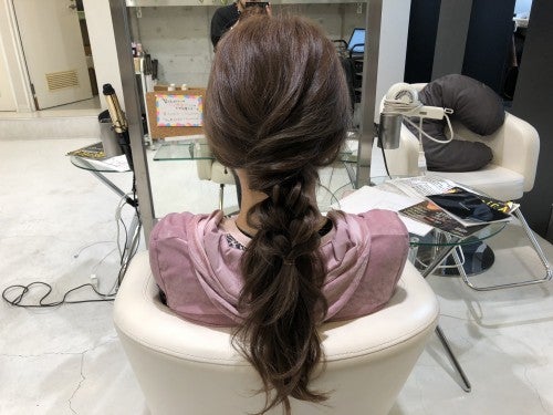 ラフにほぐします。