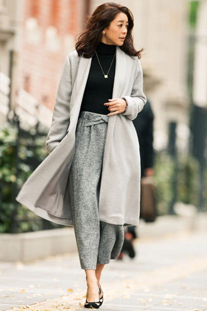 スライパーガウンコート「STYLEST」7,450円(税別)/画像提供:STYLEST