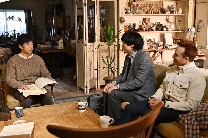 西島秀俊、玉山鉄二、満島真之介「さよならマエストロ~父と私のアパッシオナート~」第9話より(C)TBS