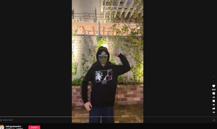 谷本晴TikTokより