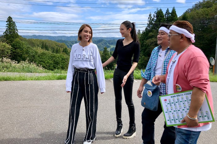 滝沢カレン、菜々緒、富澤たけし、伊達みきお (画像提供:テレビ朝日)