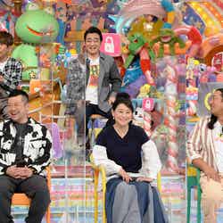 （上段左から）藤本敏史、斉藤慎二（下段左から）ケンドーコバヤシ、友近、秋山竜次 （C）テレビ朝日