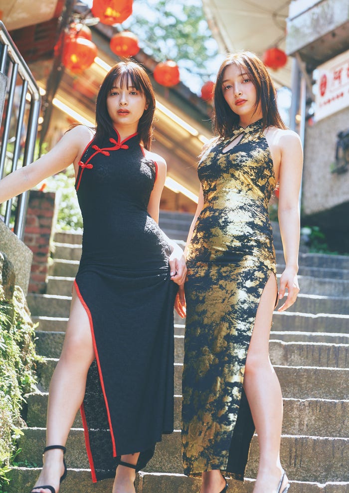 エリマリ姉妹/百瀬まりな、Erika(C)岡本武志/集英社