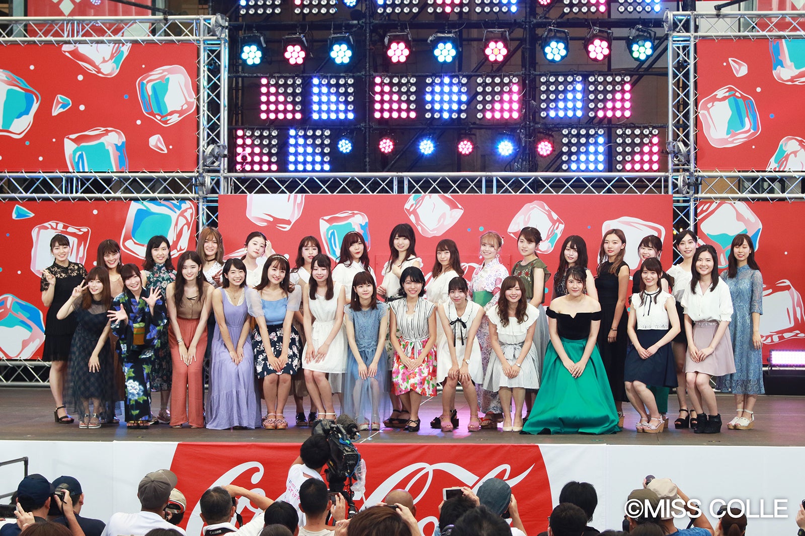 『MISS CIRCLE CONTEST2019』候補者たち （C）MISS COLLE