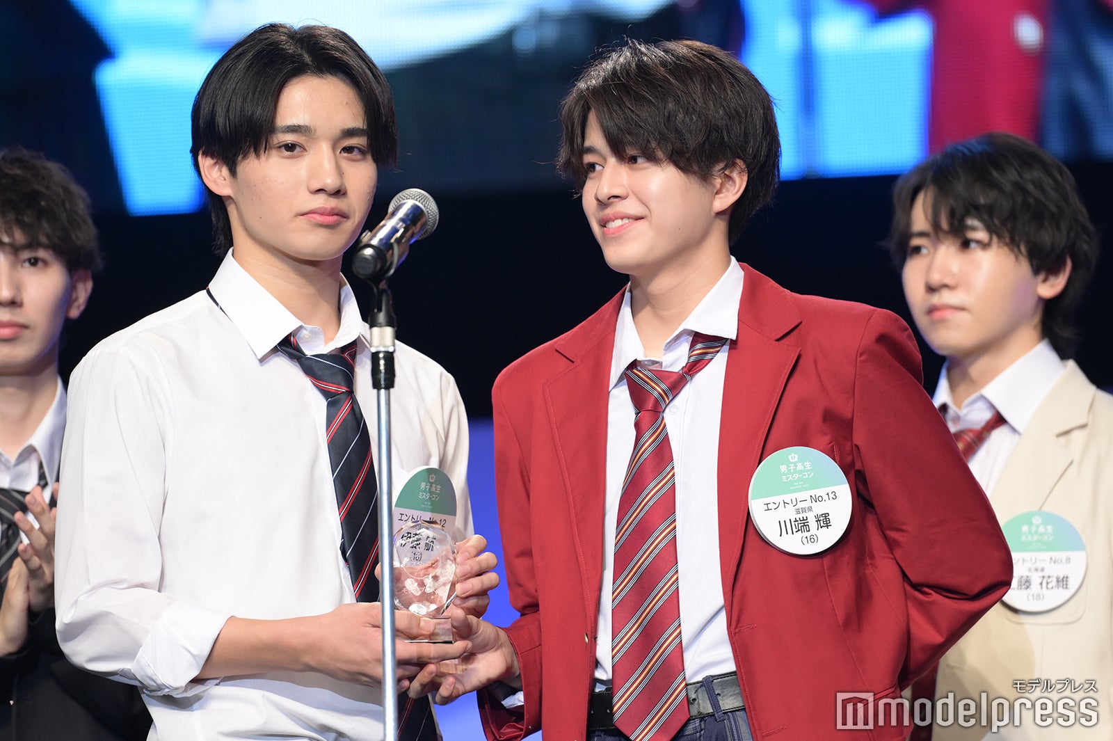 「男子高生ミスターコン2023」審査結果発表の様子（C）モデルプレス
