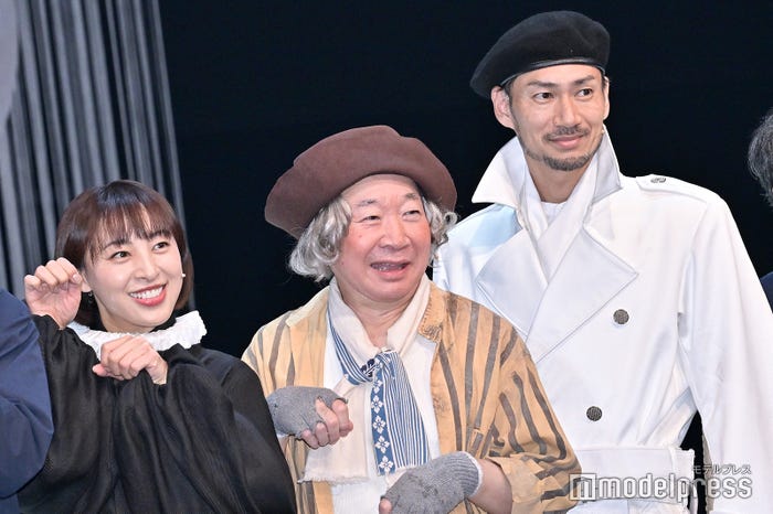 音月桂、中村梅雀、石田佳央(C)モデルプレス