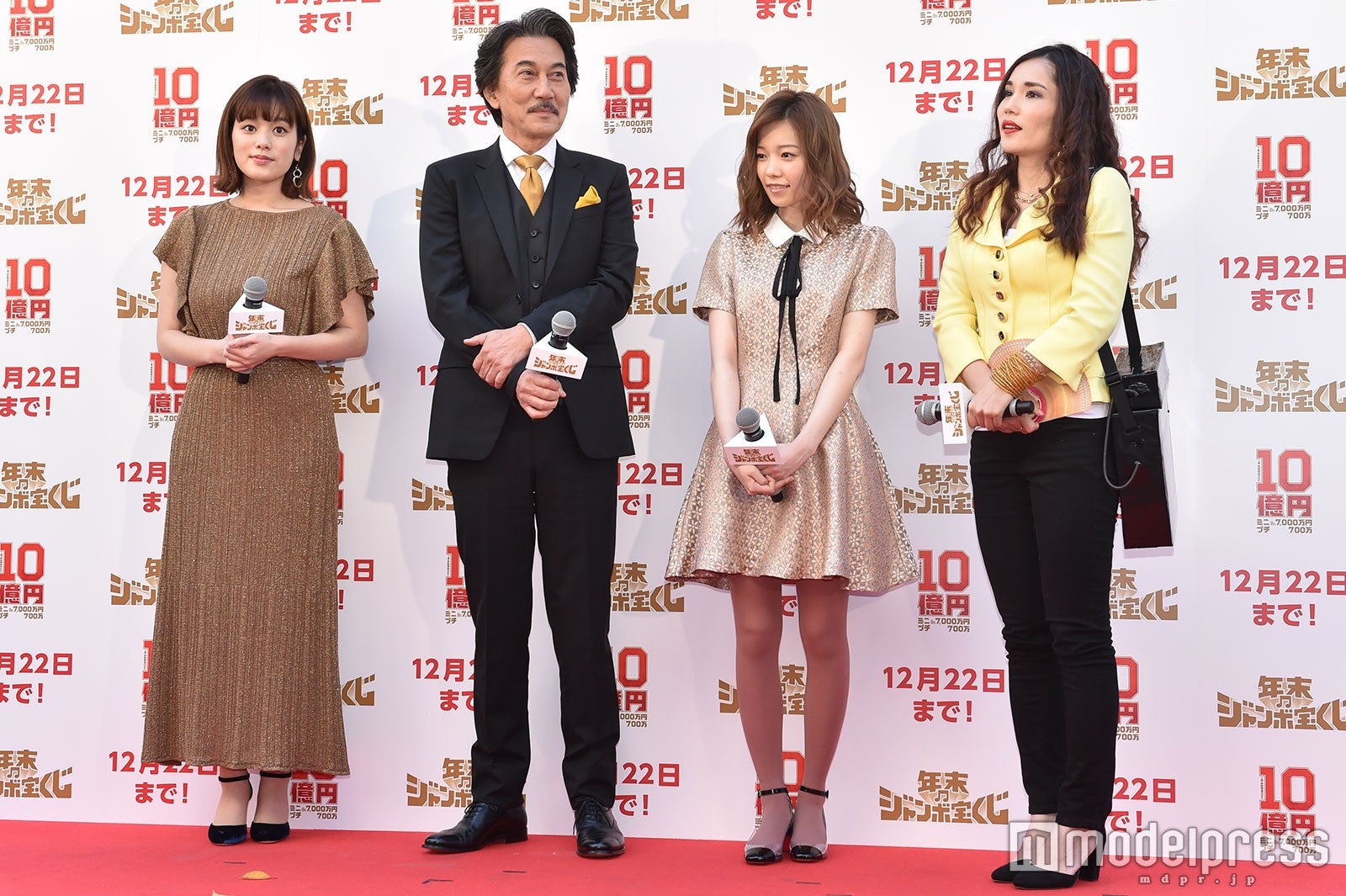 筧美和子、役所広司、島崎遥香、平野ノラ （C）モデルプレス