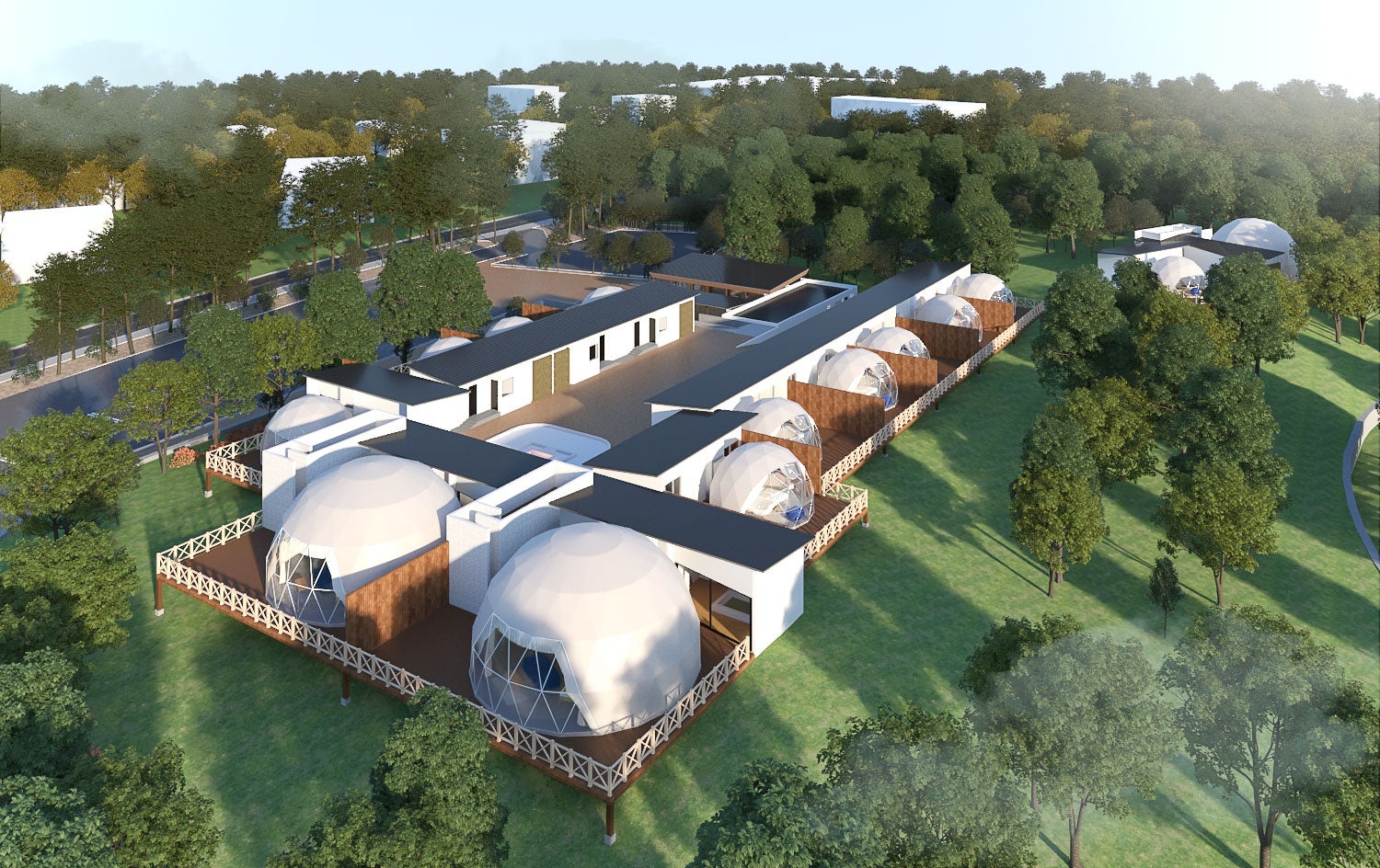 「グランシア別府鉄輪」全棟客室温泉付きのグランピング施設、たき火テラスやBBQを満喫