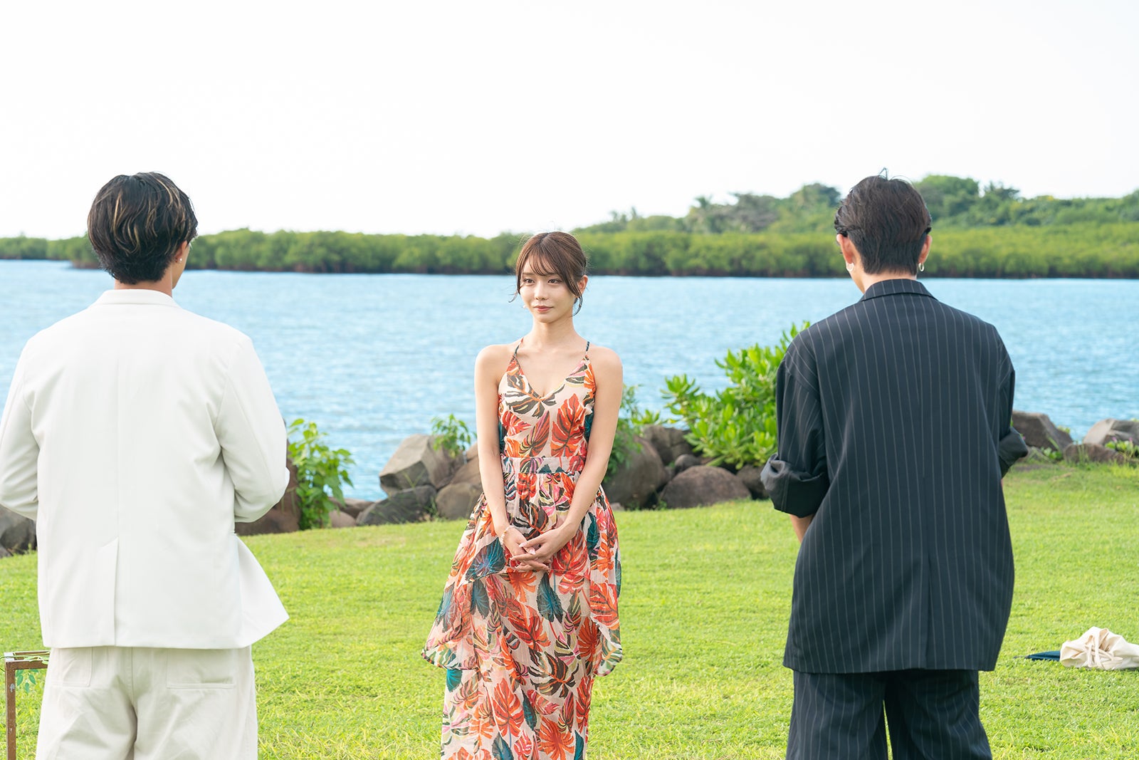 しん、まいか、長島吏紅「シャッフルアイランド Season6」最終話（C）AbemaTV, Inc.