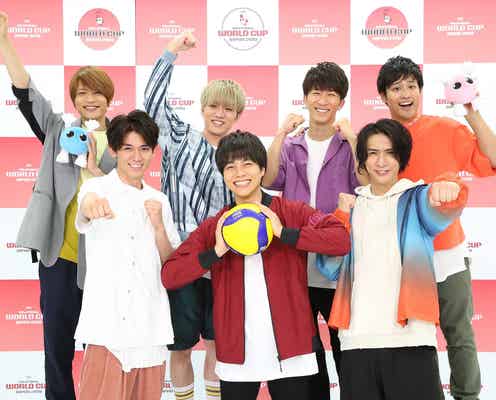 ジャニーズWEST、W杯バレーサポーターに就任 大会テーマソングも決定