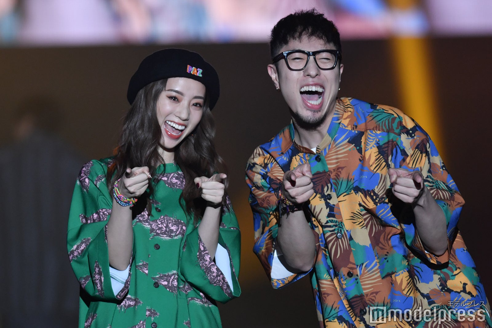 中町JP、立ち位置ミスで妹・綾に引き戻される 2人揃って敬礼も＜TGC しずおか＞