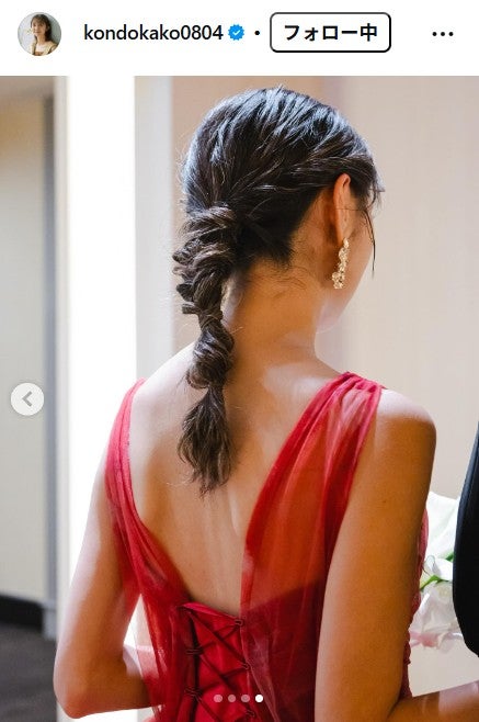 近藤夏子Instagramより