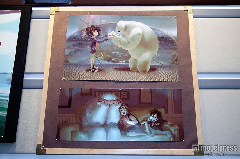 「ベイマックス」のラフ画やコンセプトアート／撮影：Kaori Suzuki