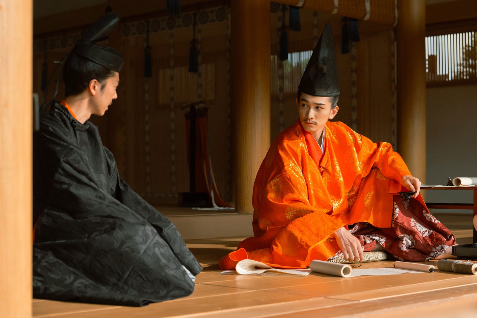 金田哲、町田啓太「光る君へ」第31話（C）NHK