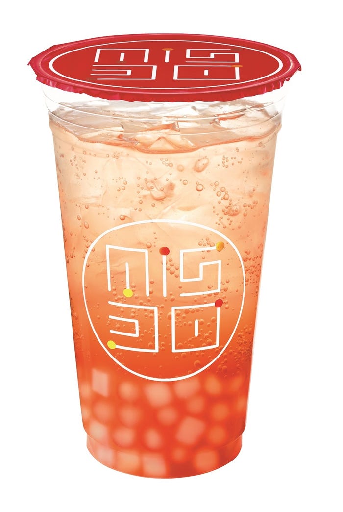 タピココ ピーチソーダ/画像提供:ダスキン