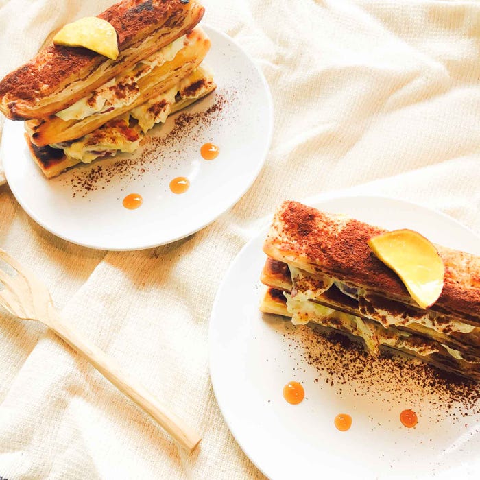 食欲の秋到来!フライパンで簡単に作れる「さつまいもミルフィーユ」【柏原歩のトレンドレシピ】/画像提供:柏原歩