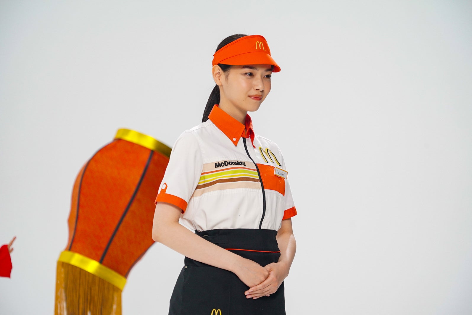 西野七瀬／新TVCMメイキングより（提供写真）