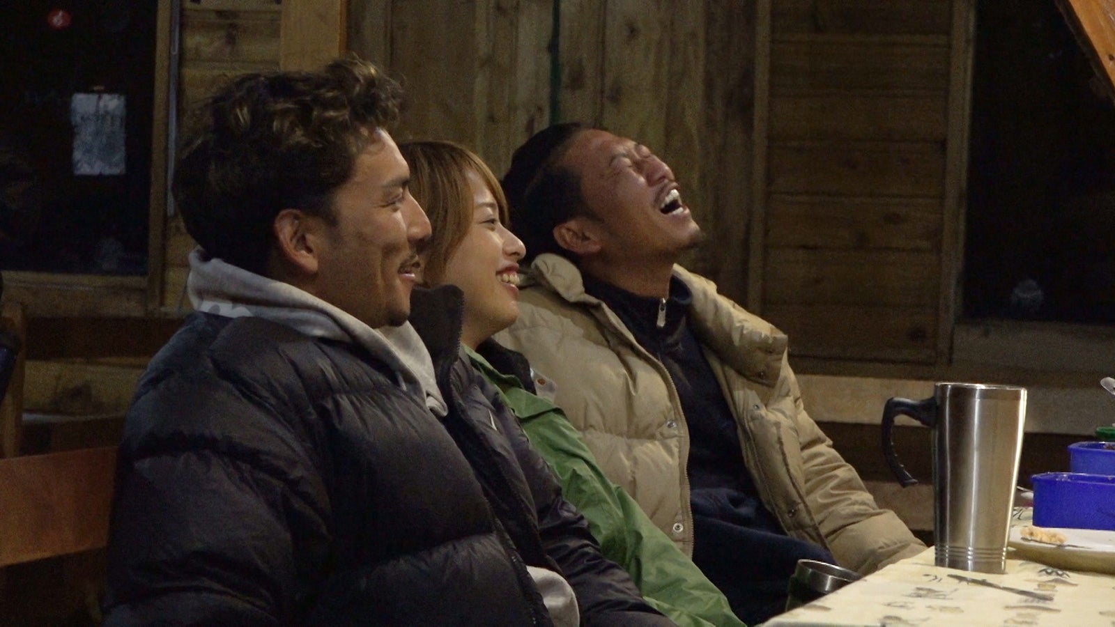 ヒデ、ハスキー、ジェノべ「あいのり：African Journey」第19話より（C）フジテレビ