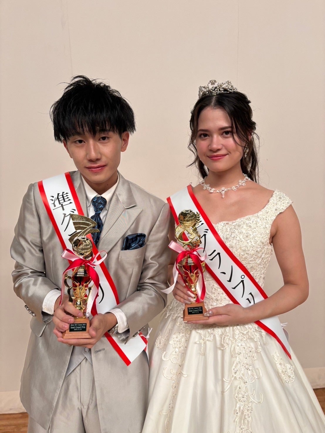 垂見浩史さん、杏奈さん「ミス・ミスターSFCコンテスト2024」結果発表イベントより（提供写真）