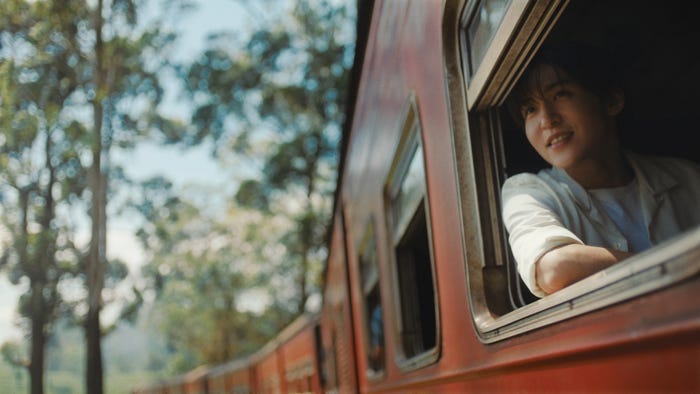 目黒蓮/新CM「紅茶鉄道に乗って」篇より(提供写真)