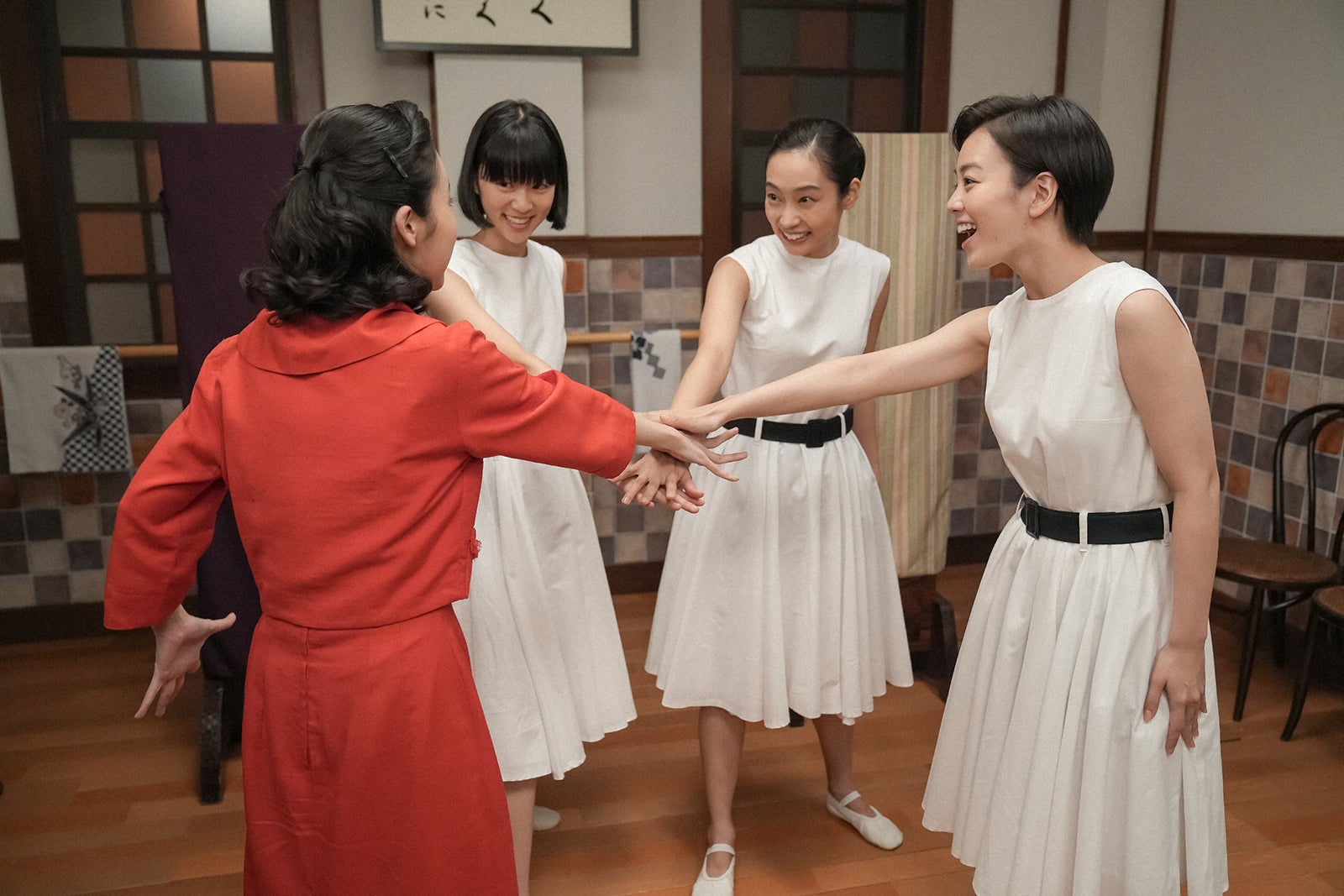 趣里、片山友希、清水くるみ、伊原六花「ブギウギ」第53話（C）NHK