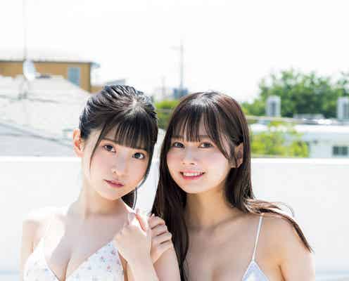 #ババババンビ小鳥遊るい&近藤沙瑛子、ビキニ姿で透明素肌輝く<独占カットあり>