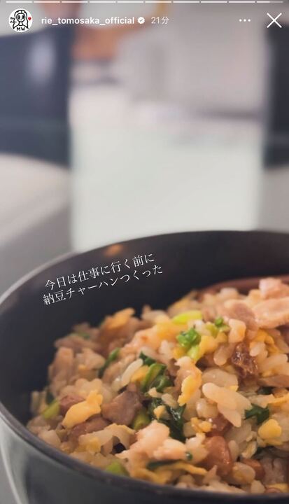 ともさかりえInstagramストーリーズより