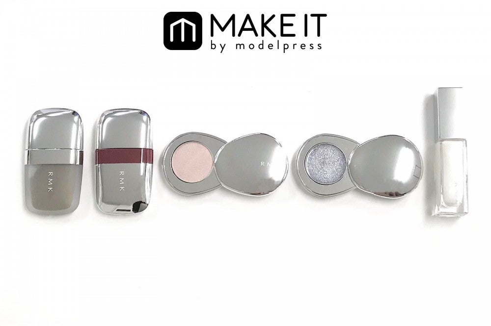 （左から）ストーンホイップアイズ、ストーンブロッサム リップス、ストーンブロッサム ブラッシュ、ストーンブロッサム グロージェル、ネイルポリッシュ (C)メイクイット