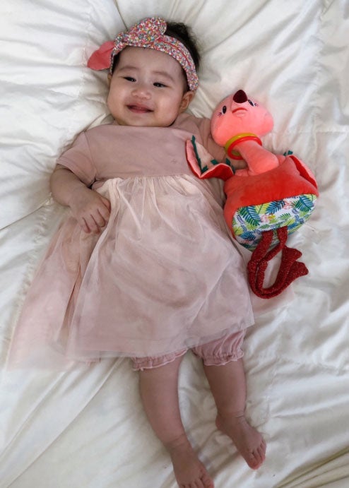 平野ノラの愛娘“バブ子”／平野ノラオフィシャルブログ（Ameba）より