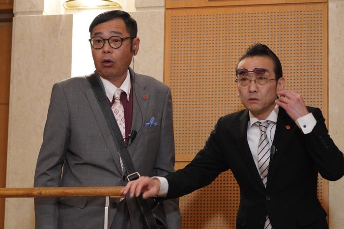 田口浩正、吹越満「特捜9 season7」最終話より(C)テレビ朝日