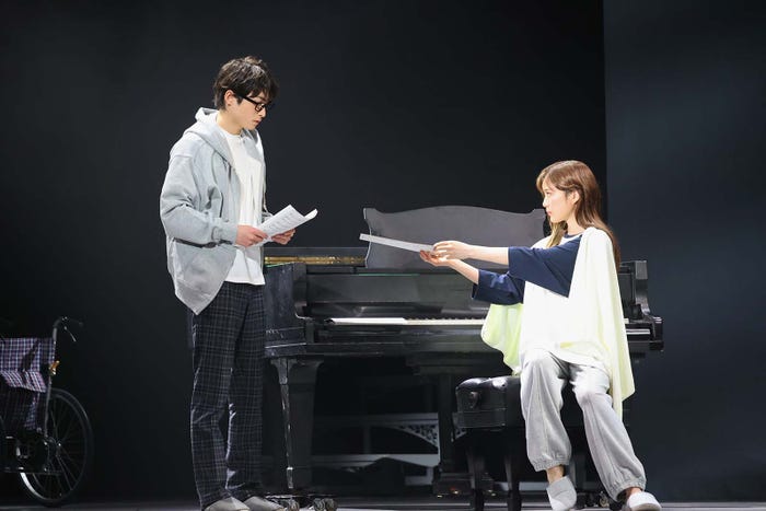 木村達成、生田絵梨花/ミュージカル「四月は君の嘘」6日ゲネプロより(写真提供/東宝演劇部)