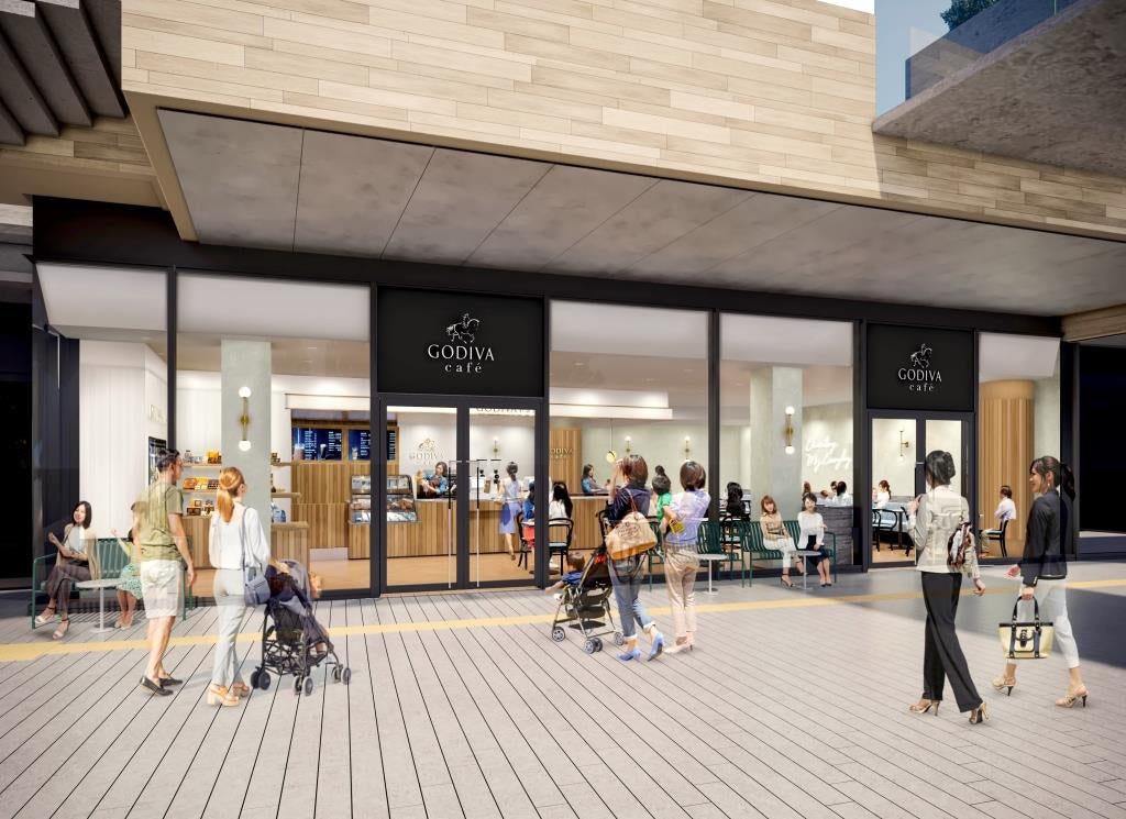 ゴディバカフェ二子玉川／画像提供：ゴディバ ジャパン