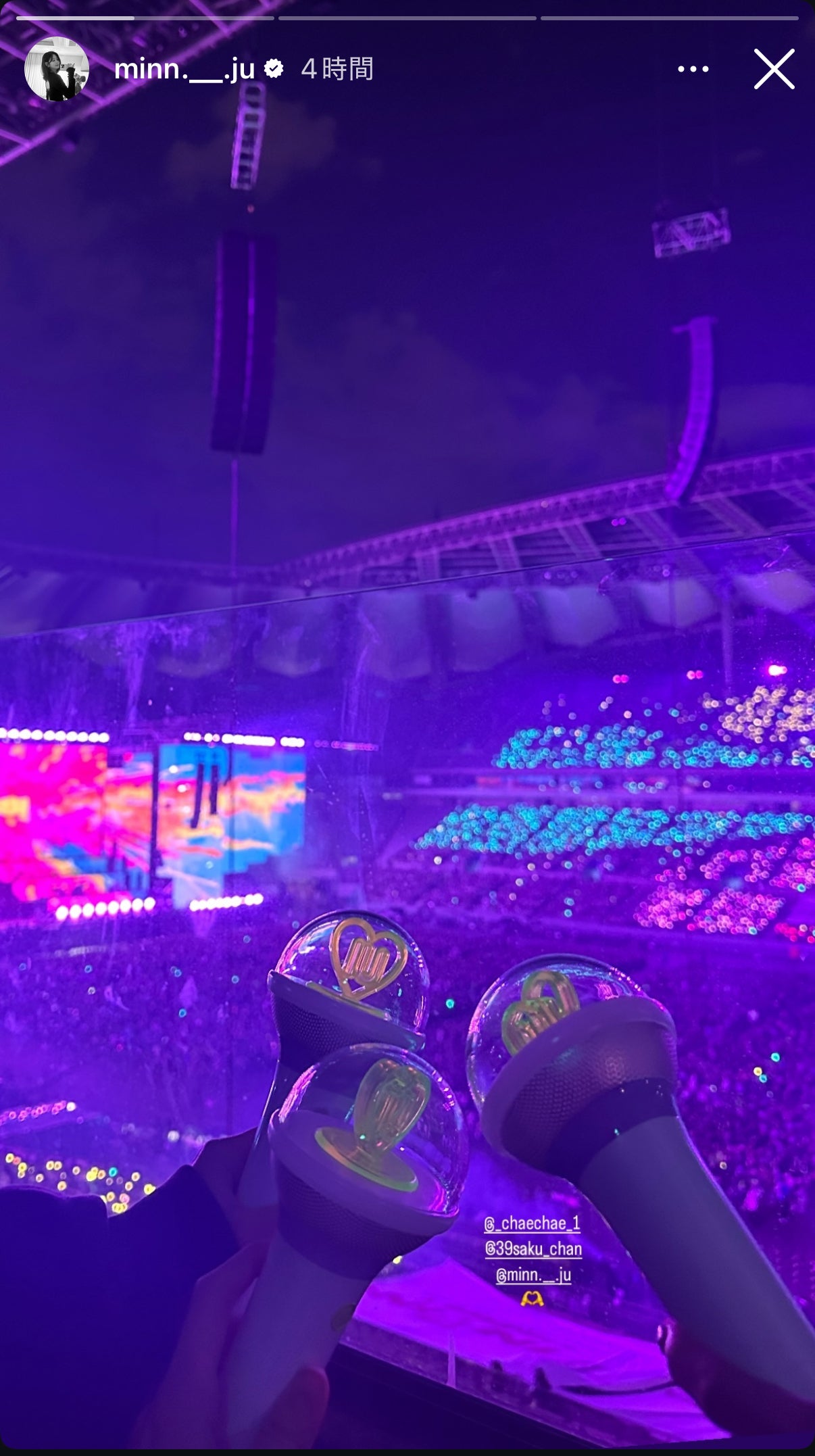 キム・ミンジュ Instagramより