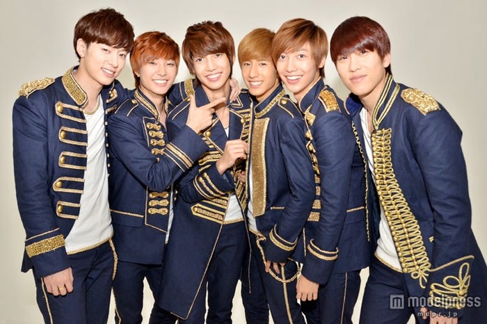 BOYFRIEND/左から:ドンヒョン、ジョンミン、ヨンミン、ミヌ、クァンミン、ヒョンソン