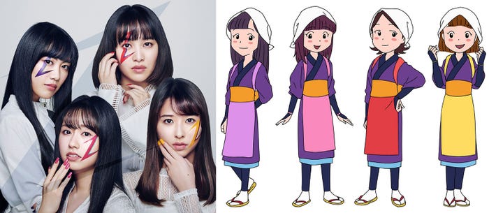 ももいろクローバーZ(C)さくらプロダクション/日本アニメーション