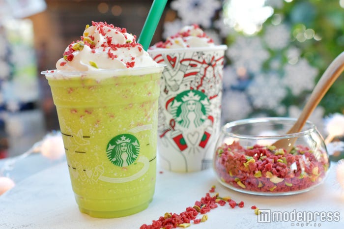 キャンディー ピスタチオ フラペチーノ(R) (C)モデルプレス